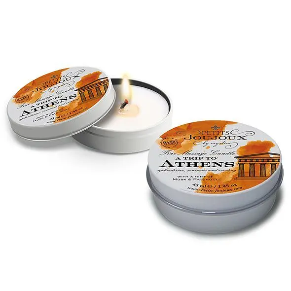 Массажна свічка Petits Joujoux - Athens - Musk and Patchouli (43 мл) Petits Joujoux SO3169 93288