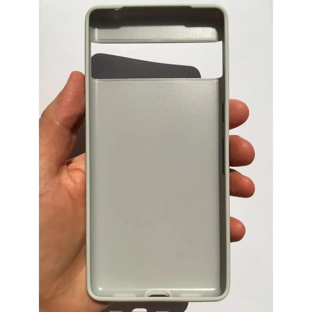 Противоударный оригинальный чехол Google Official Soft Shell Case для Pixel 7 Pro (6.7") Chalk (GA04451) - фото 8