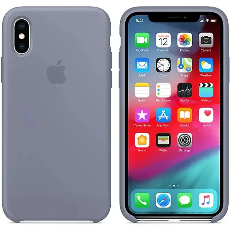Чохол-накладка Toto Silicone Case Apple iPhone X/XS Lilac - фото 3
