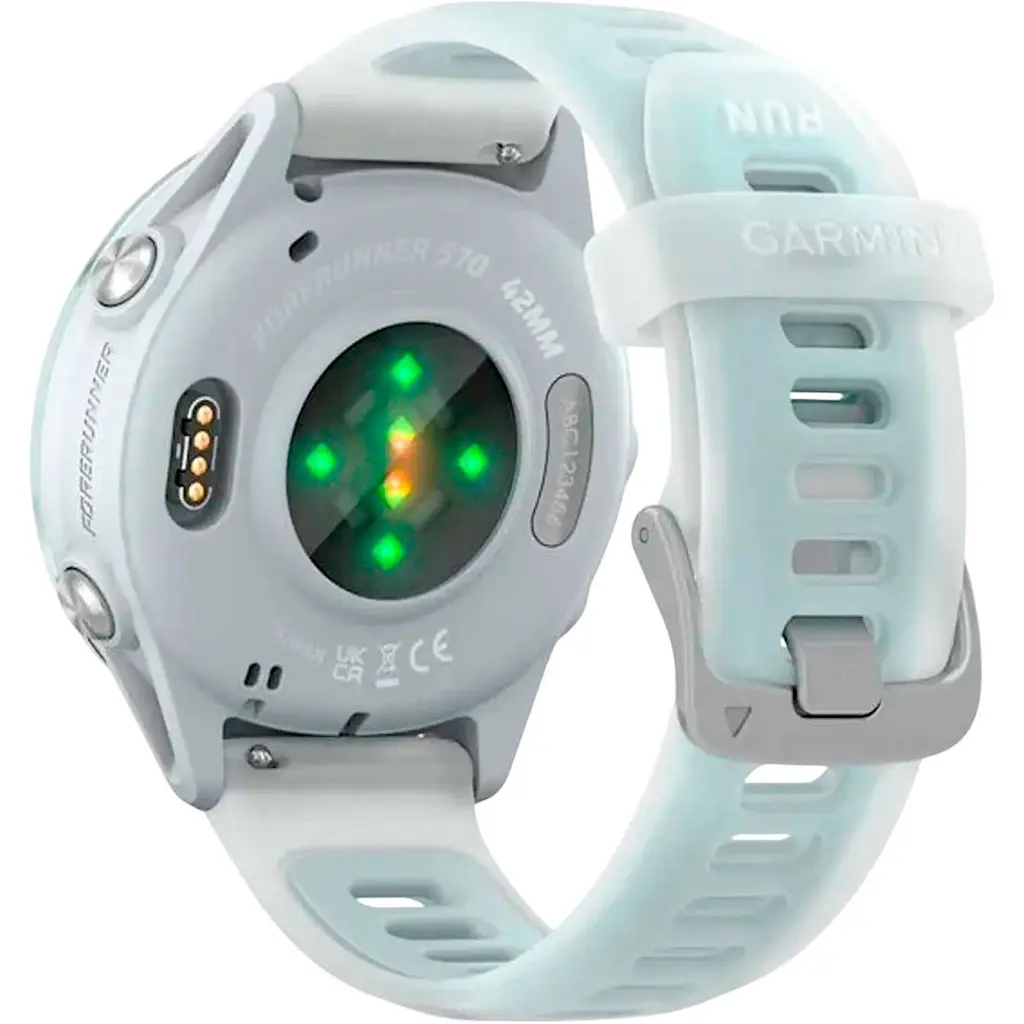 Смарт-годинник Garmin Forerunner 570 42mm Cloud Blue Aluminum with Translucent Whitestone/Cloud Blue Band (010-02970-01) [142392] - фото 7