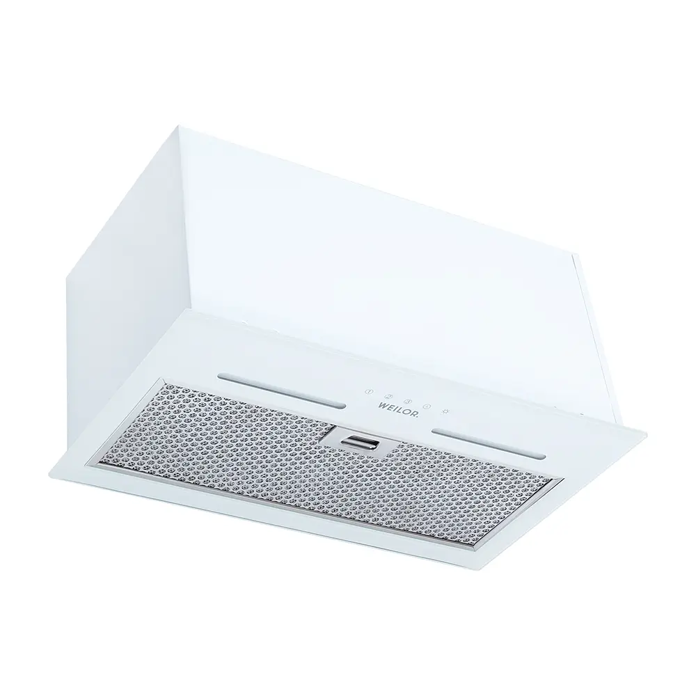 Витяжка повновбудована WEILOR PBS 52300 GLASS WH 1000 LED Strip