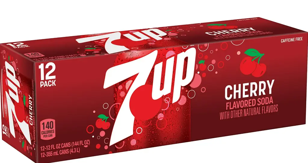 Газований напій 7UP Cherry Flavored Soda 355 мл - фото 7