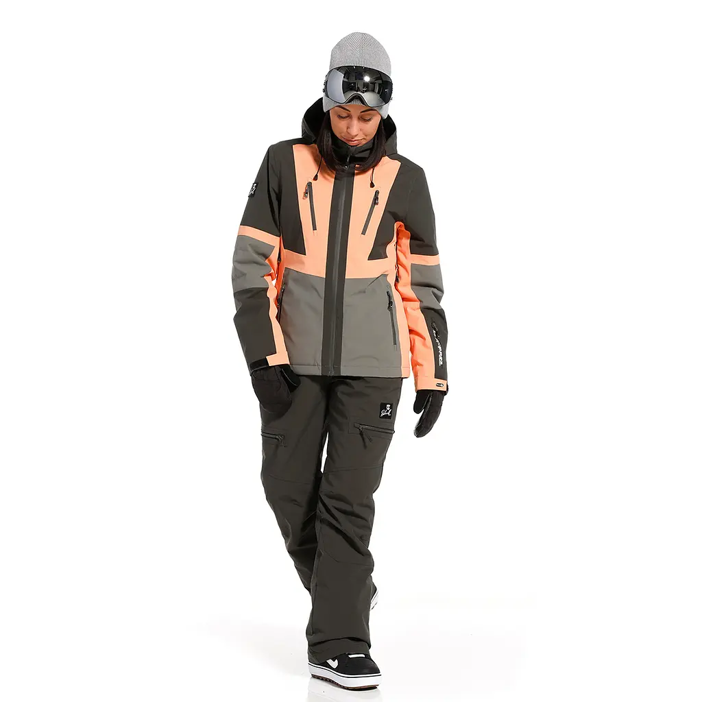 Куртка женская Rehall Evy Womens 2023 XS Серый-Розовый - фото 4