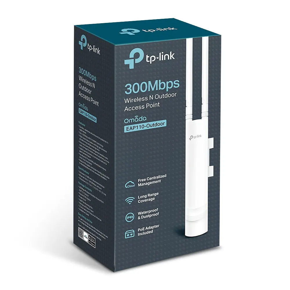 Точка доступа TP-Link EAP110 OUTDOOR White 2,4 GHz до 300 Мбит/с - фото 4