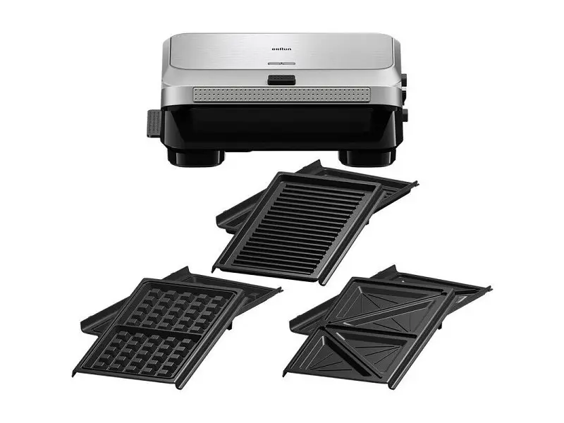 Електрогриль Braun SnackMaker 5 SM5038 Silver УЦІНКА