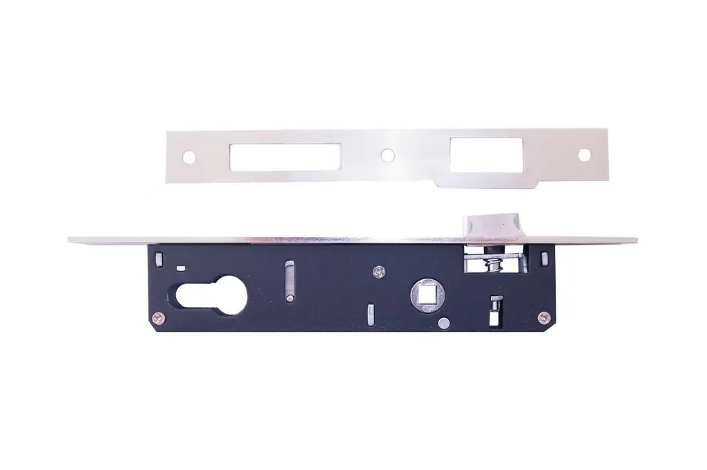 Замок врізний дверний механізм під циліндр FZB 85 мм 10-06 SN - фото 3