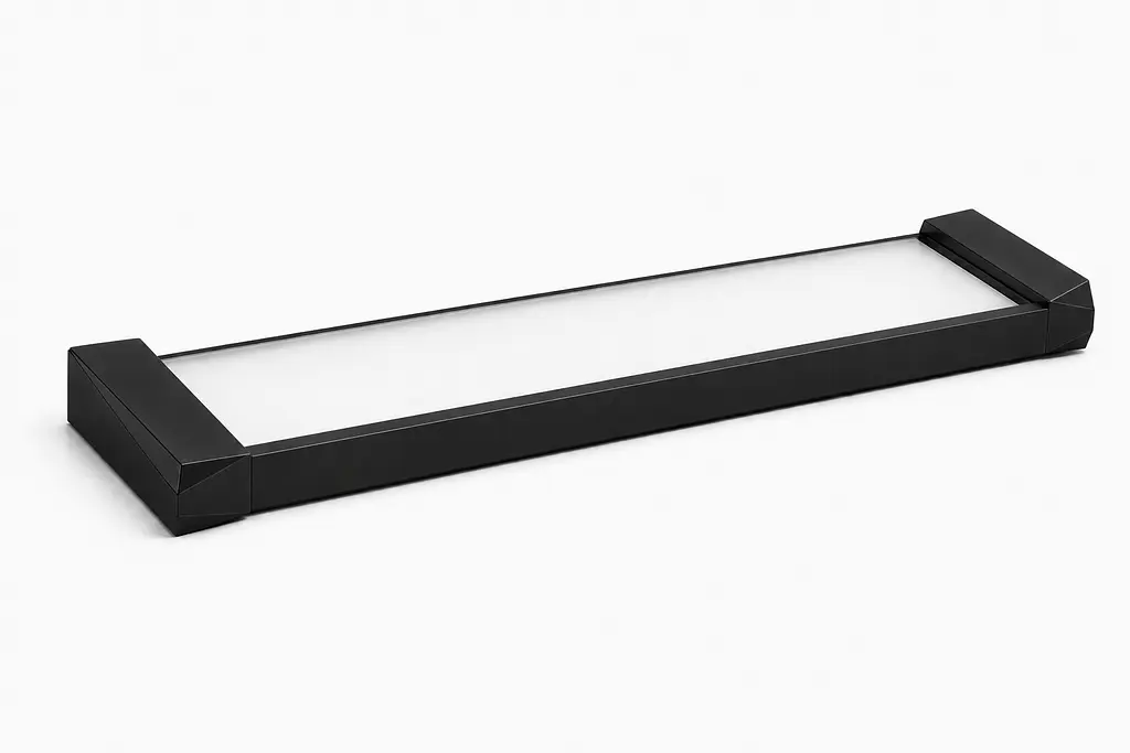 Скляна полиця VBI Pluto 51,5 см black VBI-040809BL