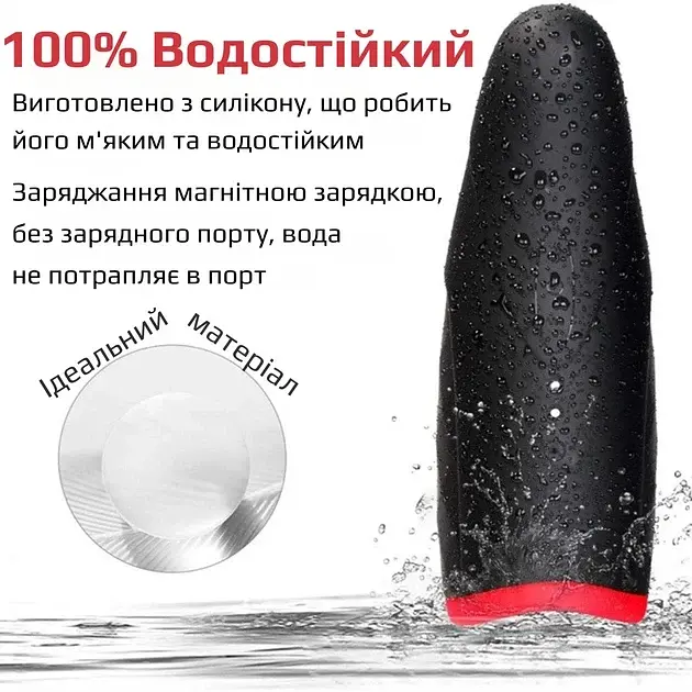 Мастурбатор-тренажер I'MCUM Volcano Trainer з підігрівом Чорний (IM-FJB218) - фото 9
