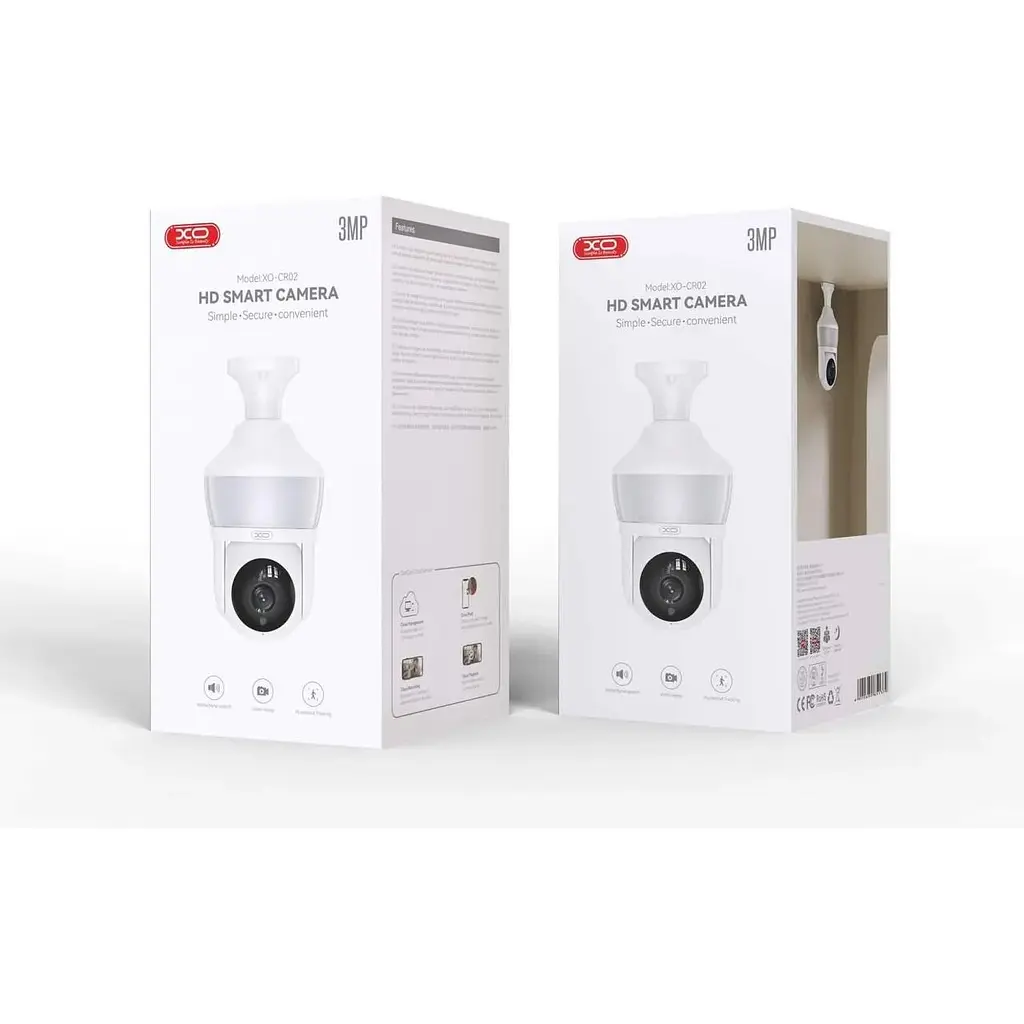 IP-камера видеонаблюдения XO CR02 Magic Light Bulb Camera в цоколь Е27 - фото 4