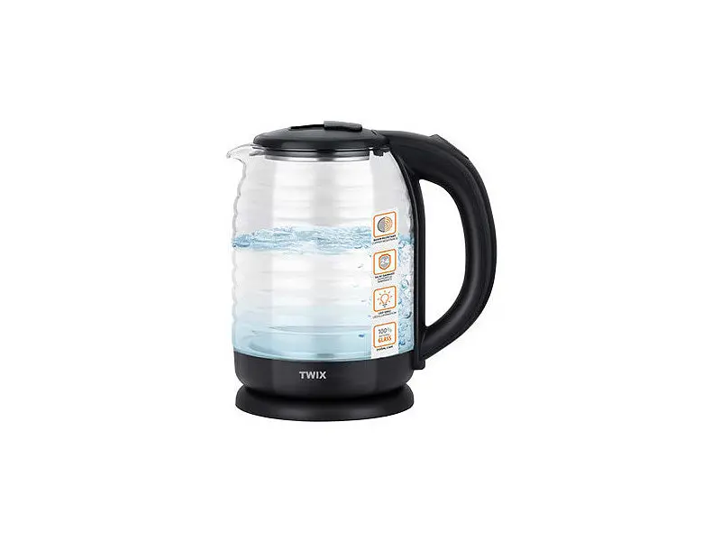 Електрочайник Twix HMKT-15 Glass&Black