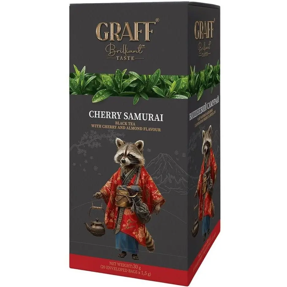 Уцінка. Чай чорний Graff Cherry Samurai 30 г (20 шт. х 1.5 г) - фото 2