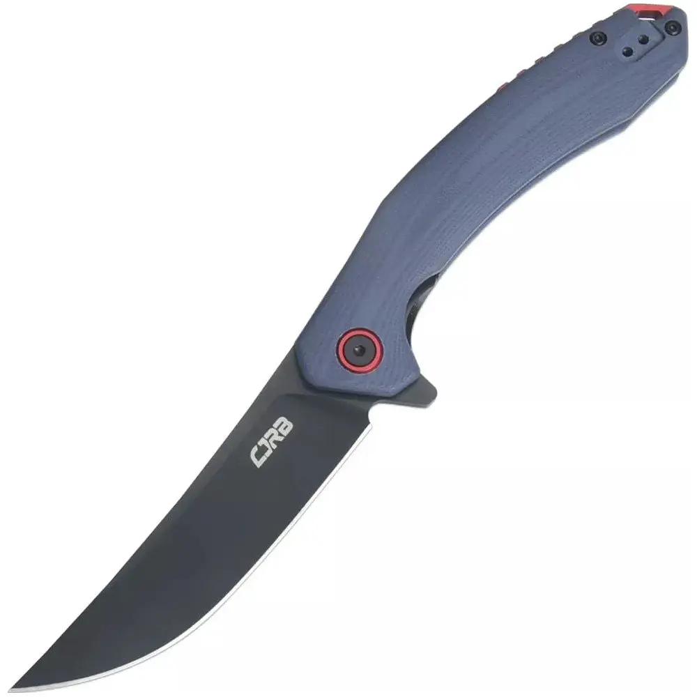Ніж CJRB Gobi Чорний Blade, AR-RPM9 Steel, ц:сірий синій