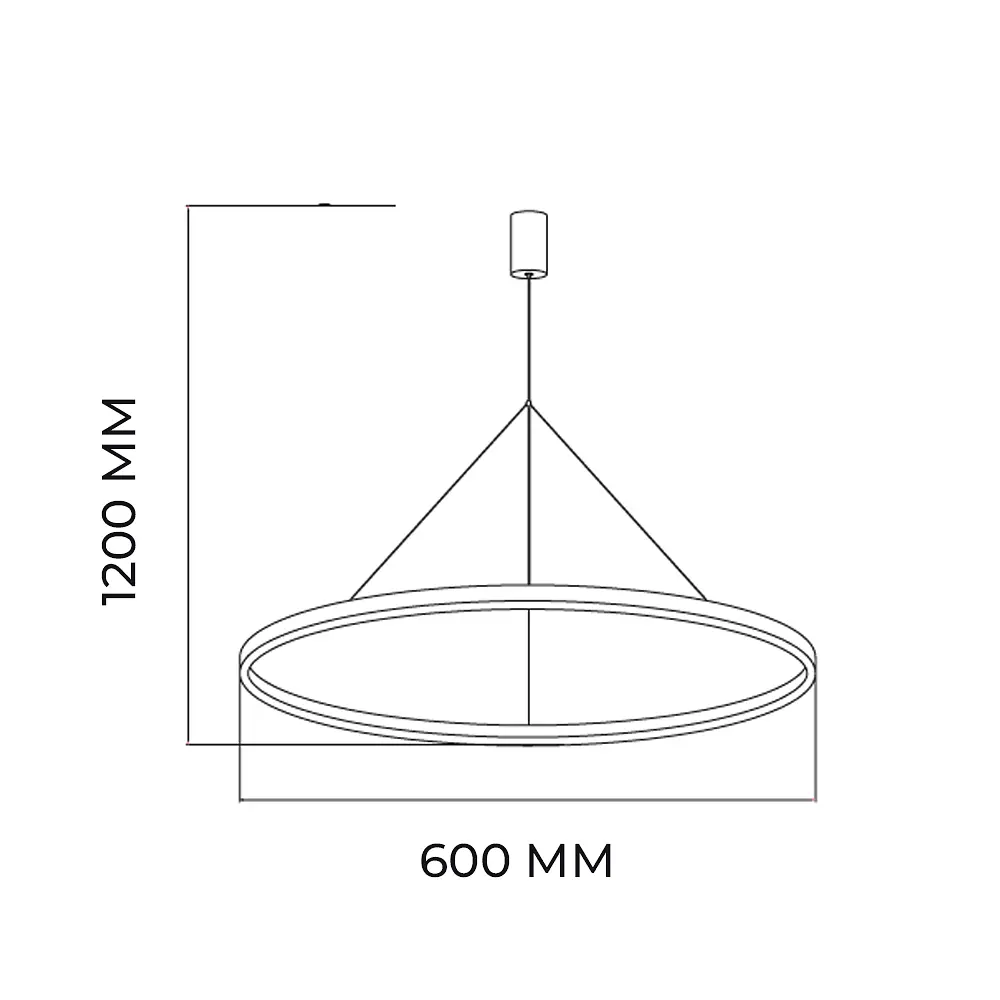 Светодиодная люстра Horoz Electric Raimond-55 55W черная - фото 2
