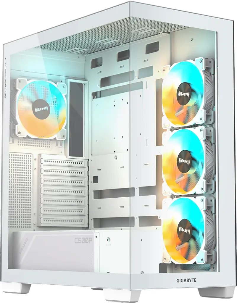 Корпус Gigabyte Aorus C500 Panoramic Stealth Ice ARGB White (GB-C500PI ST) - фото 2