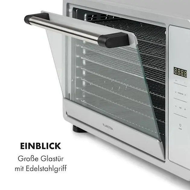 Дегидратор-сушилка для овощей фруктов Klarstein Mega Jerky 650 Вт 35-80°C (10035927) - фото 8