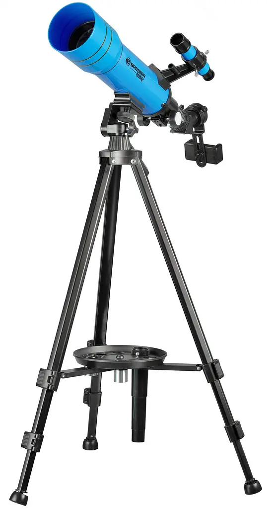 Телескоп Bresser Junior 70/400 Blue з адаптером для смартфона + рюкзак (8850610WX) - фото 3