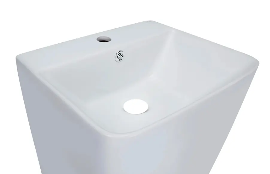 Раковина Qtap Tern напольная без донного клапана QT1711G302WN - фото 3