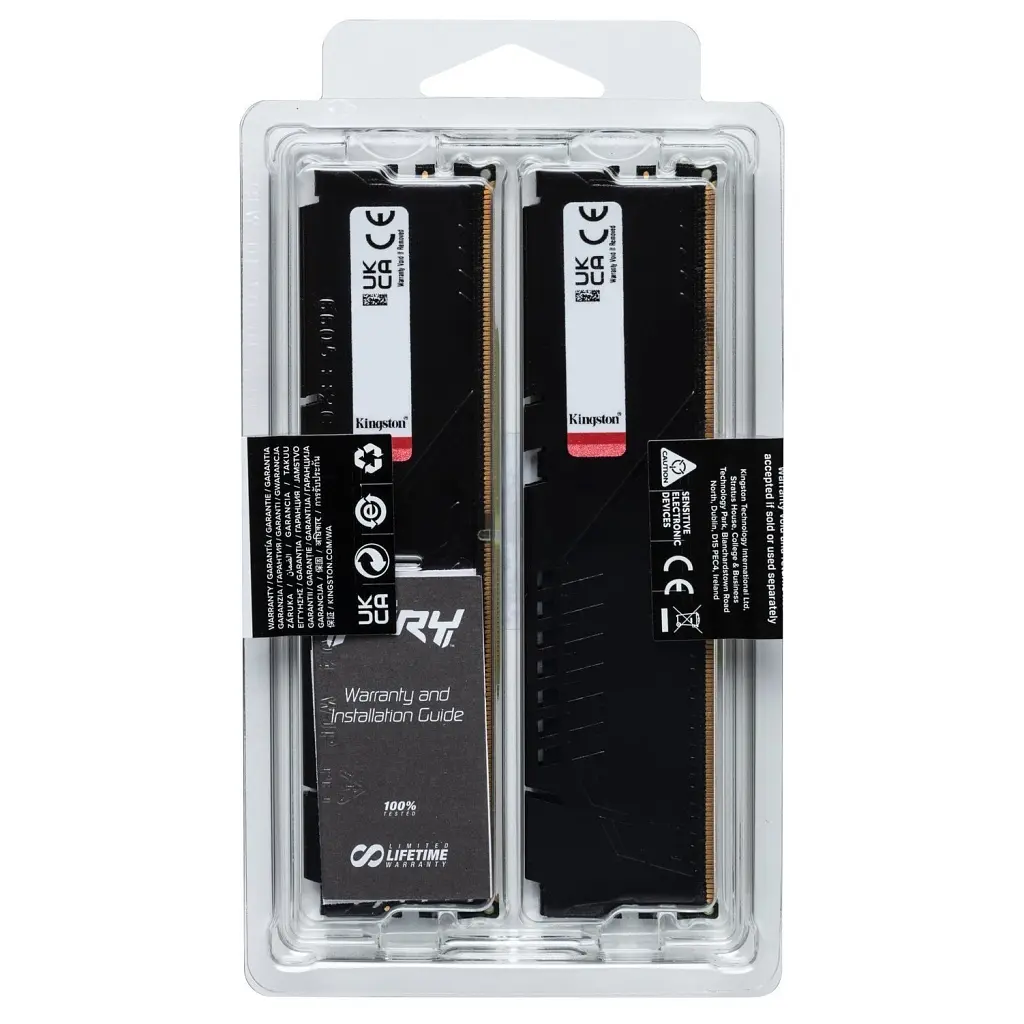 Модуль памяти для компьютера DDR5 64GB (2x32GB) 5600 MHz Beast EXPO Black Kingston Fury (ex.HyperX) (KF556C40BB2K2-64) - фото 6