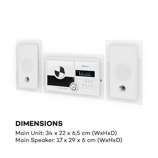 Стереозвукова мікросистема Auna Stereosonic (10032462) - фото 9