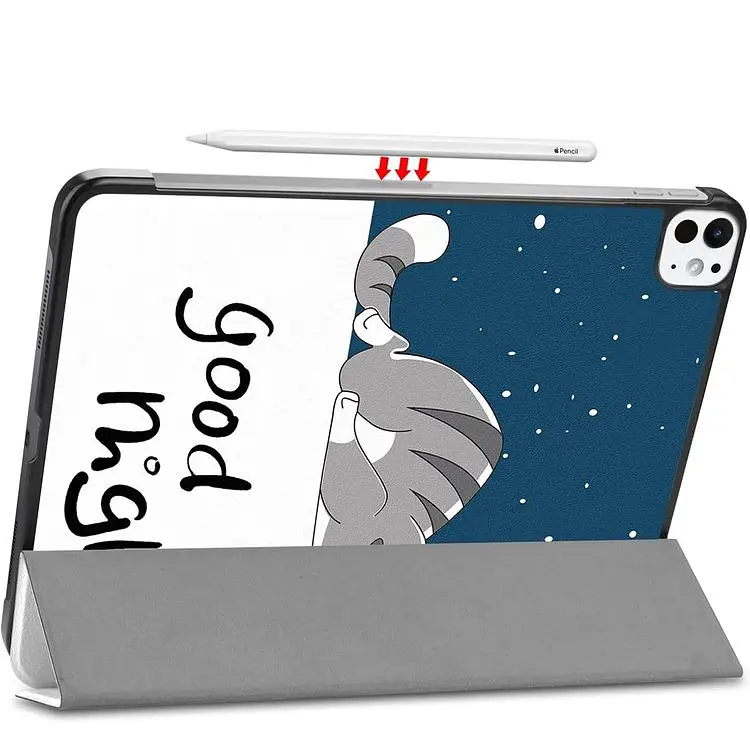 Чохол-книжка BeCover Smart Case для Apple iPad Pro 13" M4 2024 Good Night (711651) - фото 4