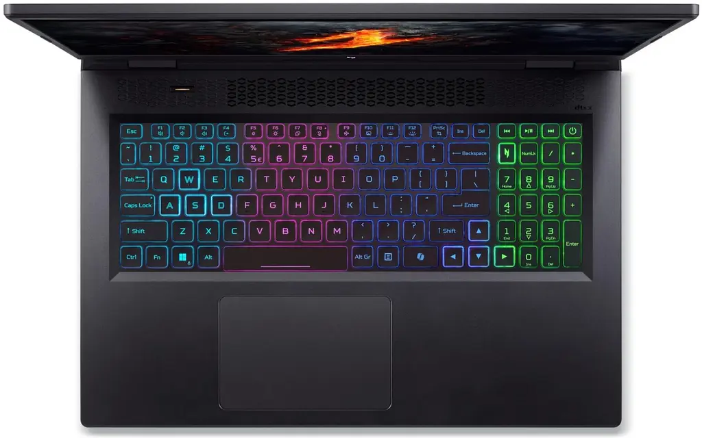 Ноутбук Acer Nitro 17 AN17-42 17.3' QHD IPS, AMD R7-8845HS, 32GB, F1TB, NVD4070-8, Lin, чорний (NH.QSCEU.003) - фото 4