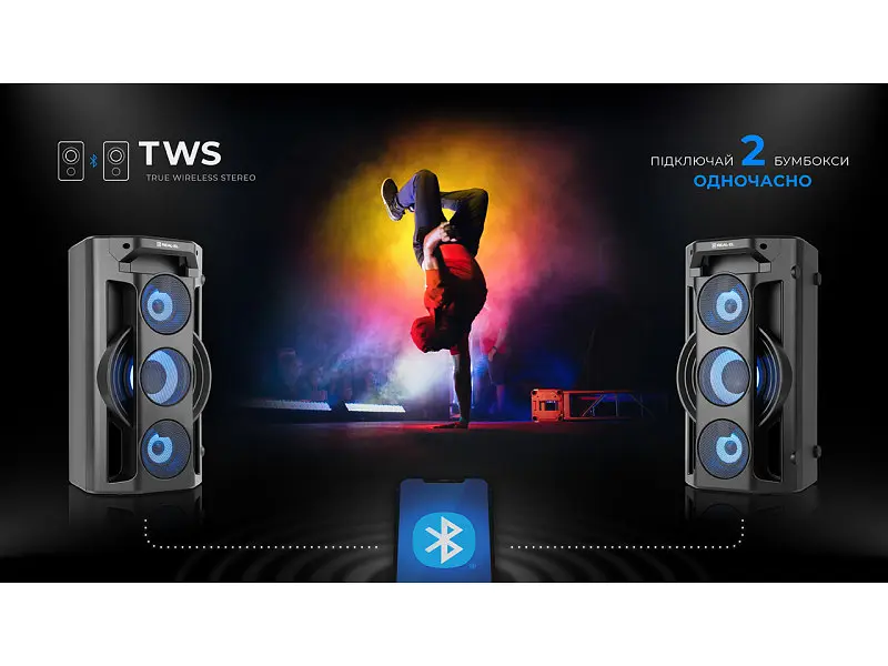 Портативна акустика REAL-EL X-777 Black (EL121600019) - фото 4