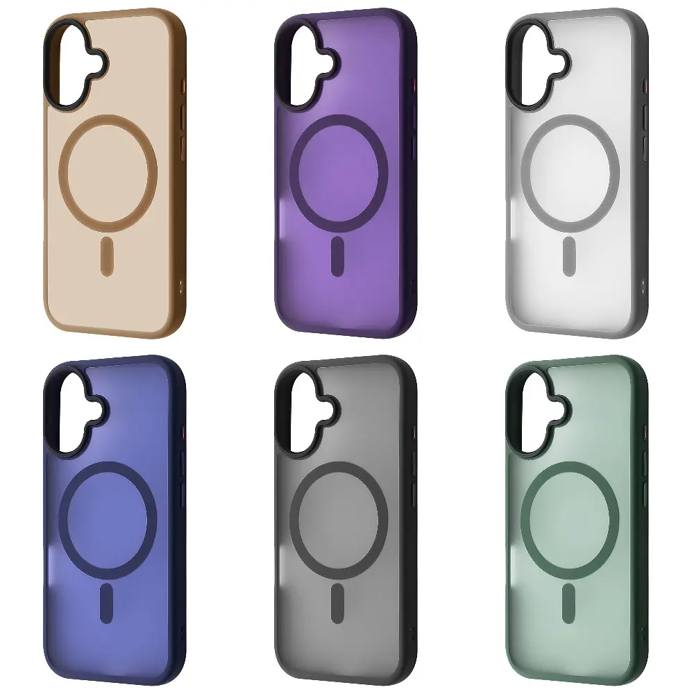 Чохол WAVE Matte Insane Case with Magnetic Ring iPhone 16 в асортименті