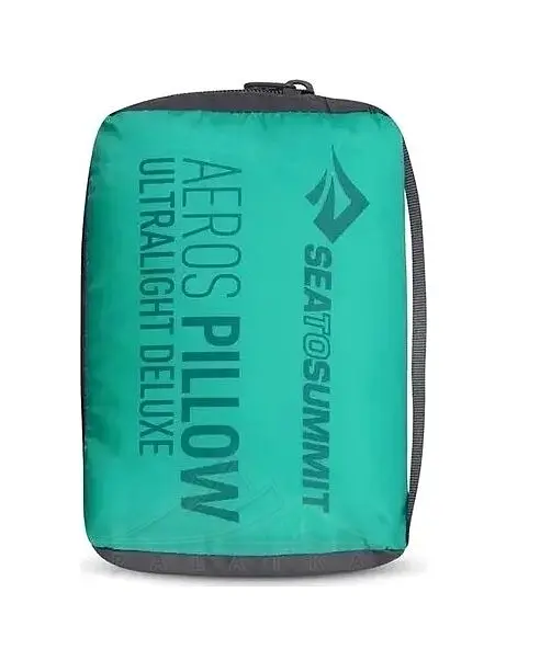 Надувная подушка Sea To Summit Aeros Ultralight Deluxe Pillow Бирюзовый - фото 2