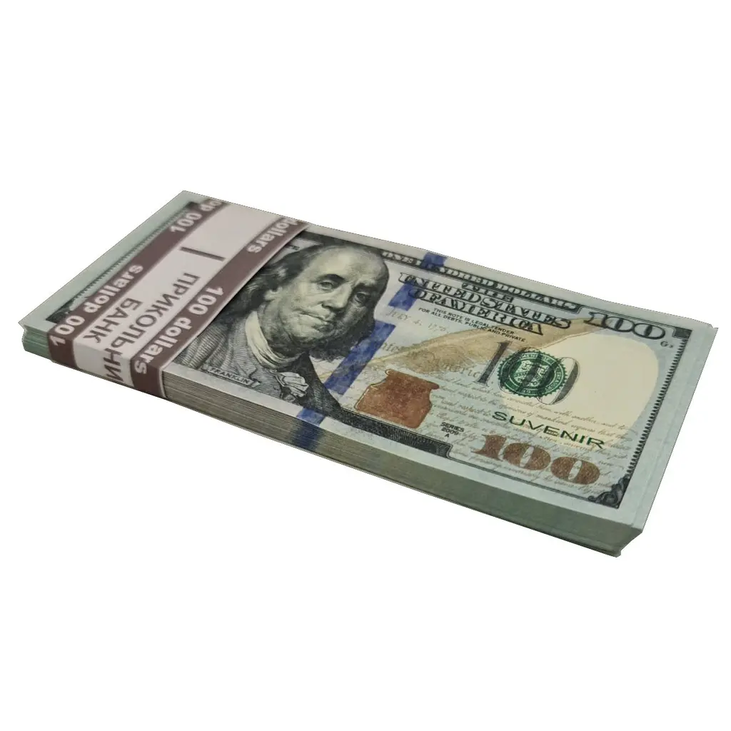 Сувенірні гроші 100 доларів нові 80 шт./уп (1861541116858)