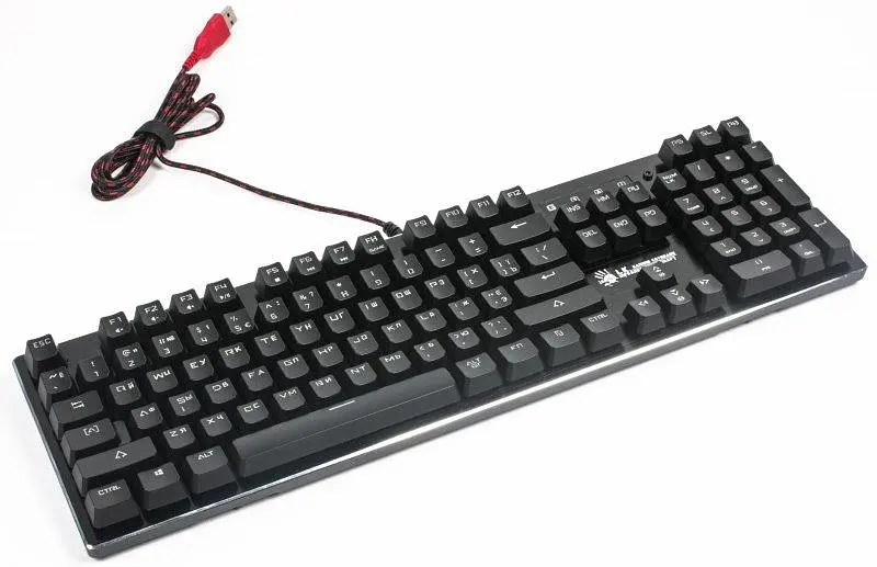 Клавиатура A4Tech Bloody B820R Red SW Black - фото 3