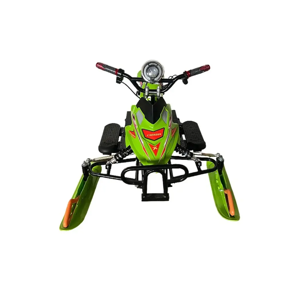 Електроснігохід Crosser S-1  (800W, 48V, 20Ah) на амортизаторах Зелений - фото 3