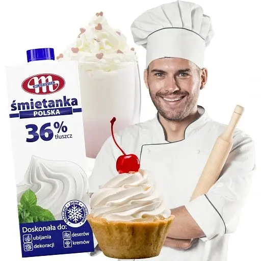 Вершки кондитерські Mlekovita Deserowa smietanka 36% 1л. - фото 2