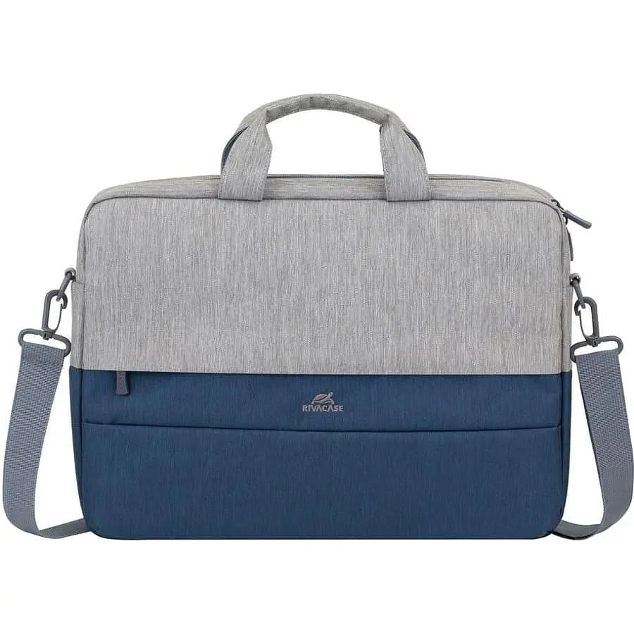 Сумка для ноутбука Rivacase 15.6" Grey/Dark Blue (7532) (7532 (Grey/Dark blue))