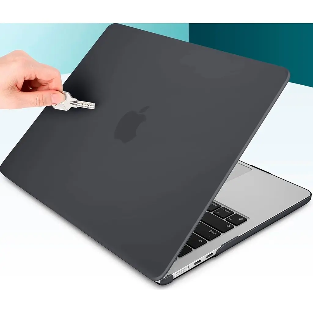 Пластиковая накладка (верх и низ) HardShell Case для Apple MacBook Air 15.3` M2 A2941 2023 Matte Grey [98201] - фото 2