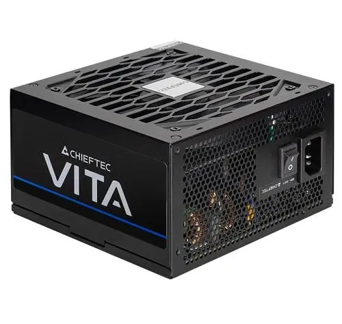 Блок живлення 850 Вт, Chieftec VITA, Black, 80+ Bronze, 120 мм FDB, 2xMolex / 6xSATA / 4x6+2-pin / 2x4+4-pin / 1x20+4-pin, захист AFC/OPP/OTP/OVP/SCP/SIP/UVP/OCP, ATX 12V 2.53 (BPX-850-S) - фото 2