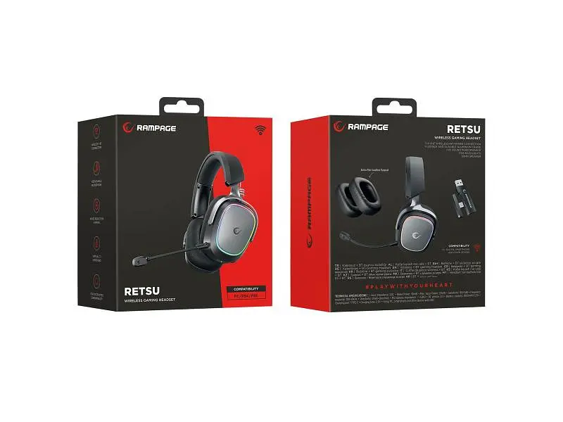 Гарнітура Rampage Retsu Black - фото 8