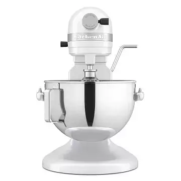 Кухонна машина KitchenAid Heavy Duty 5,2 л 5KSM55SXXEWH з підйомною чашею, білий - фото 2