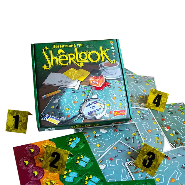 Настільна Детективна гра Sherlook Ранок 10120181У Різнокольоровий shop (4823076153885) - фото 2