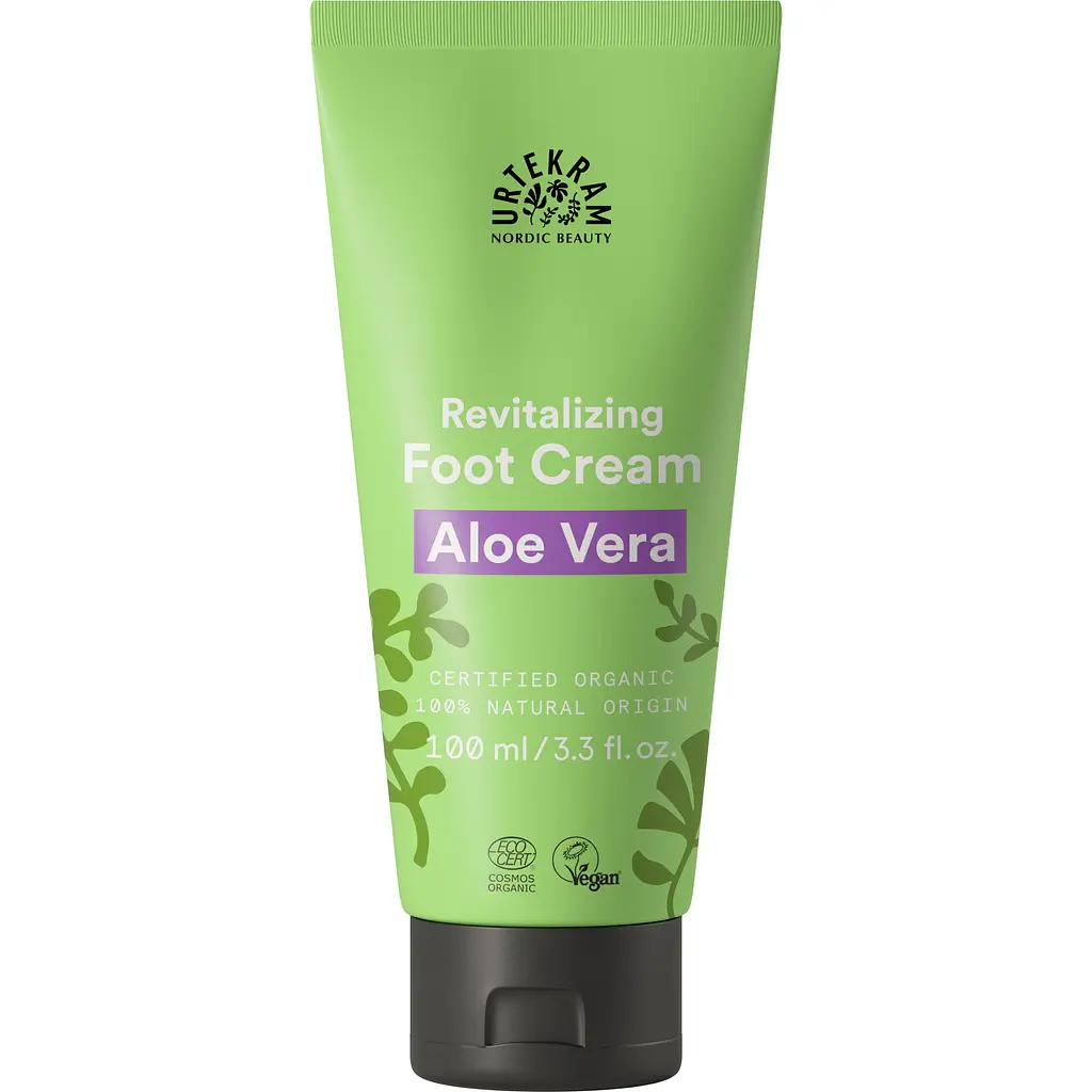Органічний крем для ніг Urtekram Aloe Vera 100 мл - фото 1