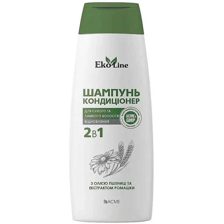 Шампунь Acme Color EkoLine 2в1 Для сухого та ламкого волосся 400 мл (4820000307598)