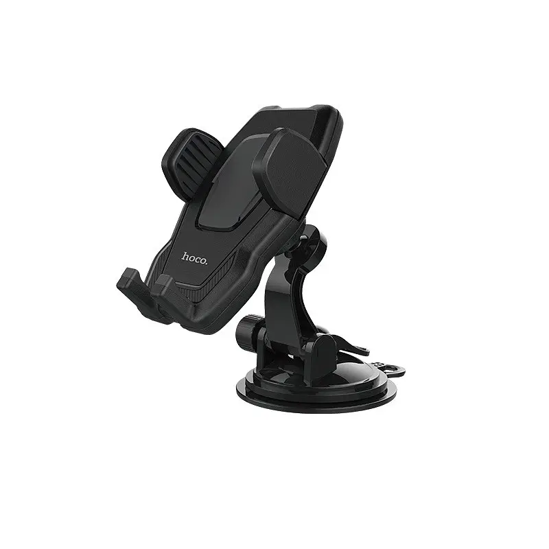 Автотримач для телефона Hoco CA31 cool run suction cup car holder чорний