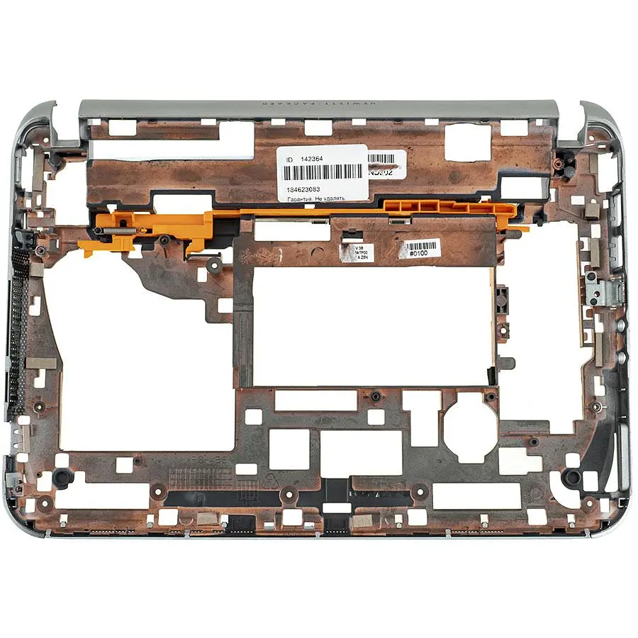 Нижня частина корпусу Hewlett Packard для ноутбука HP (Mini: 110-4100so) сріблястий Б/В - фото 2