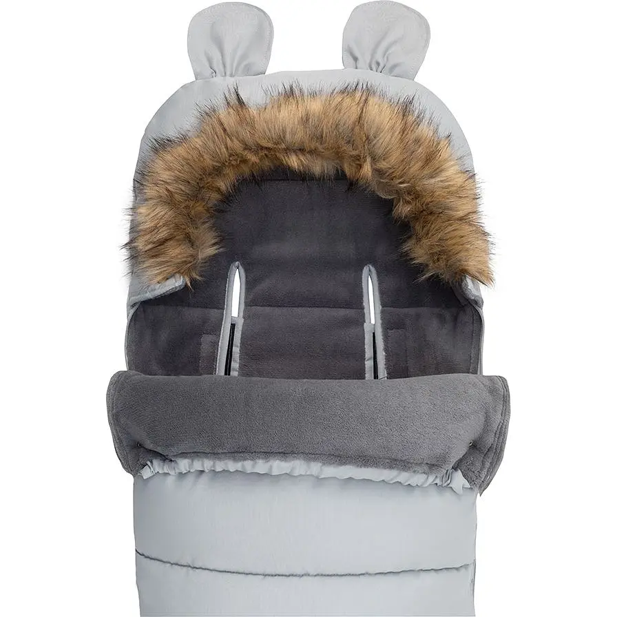 Зимовий конверт MoMi Sleeping bag gray сірий - фото 2