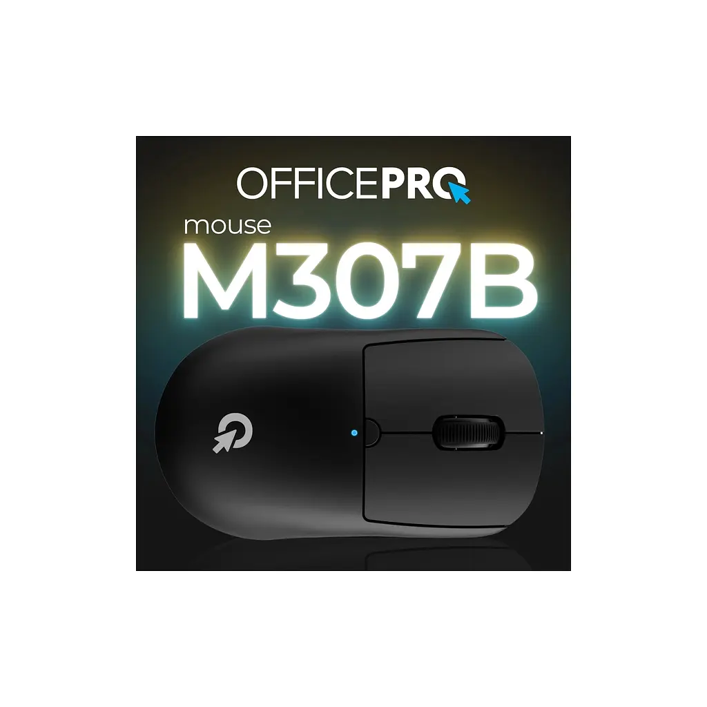 Мишка OfficePro M307B Silent Click Wireless/Bluetooth Black (M307B) - фото 5