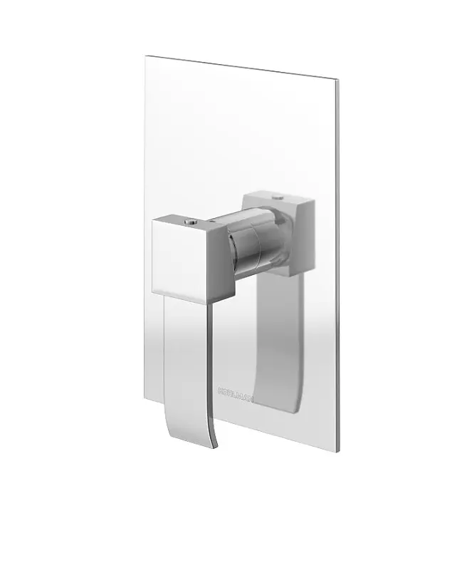 Душова система Kohlman Axis 25 chrome + BOX прихованого монтажу QW220NQ25, Хром - фото 3