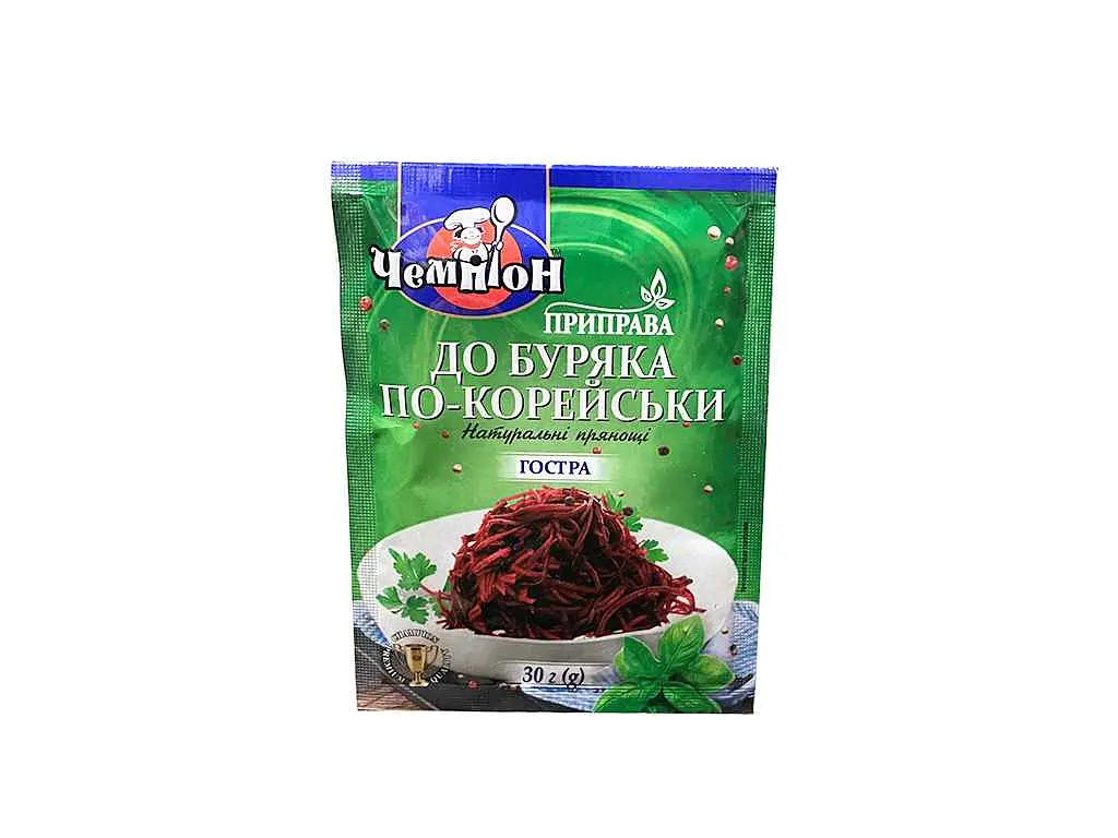 Приправа Чемпіон до корейського буряка 30 г гостра
