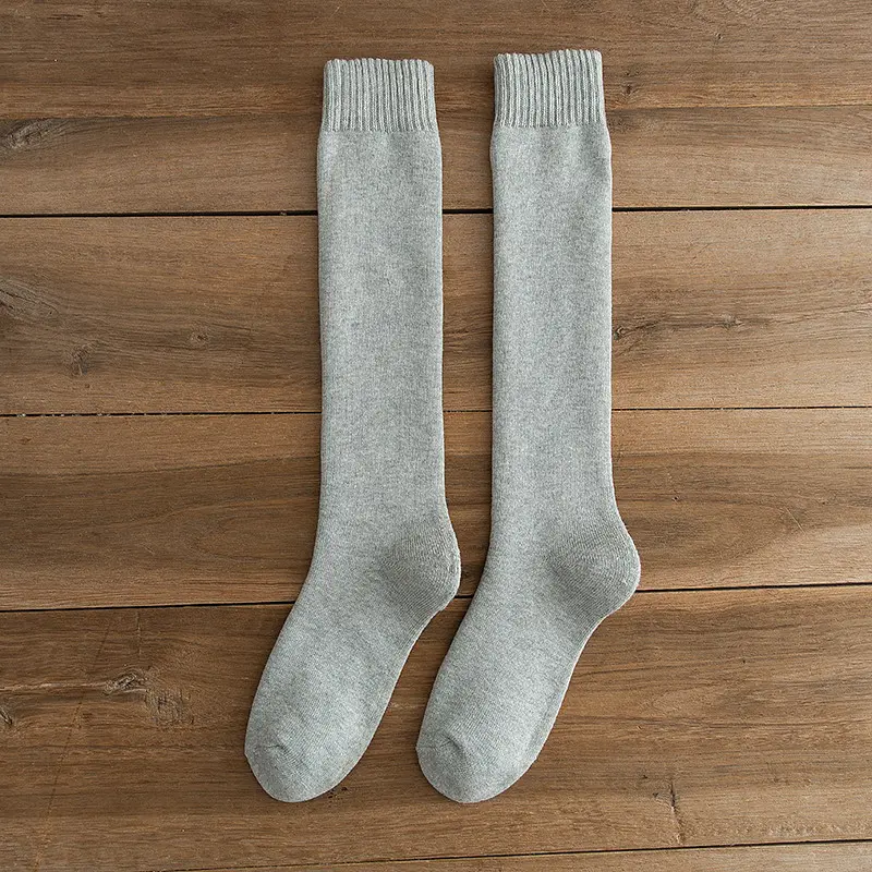 Гольфи теплі з махрою світло-сірі One Size 3643