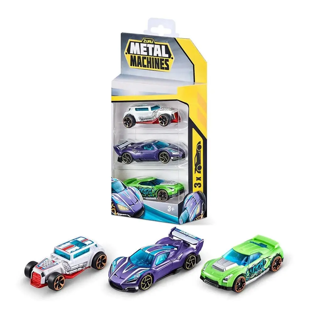 Машинки Zuru Metal Machines Car в ассортименте 3 шт. (6715) - фото 5