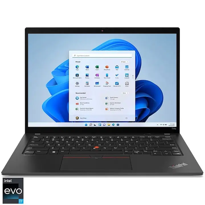 Ноутбук Lenovo ThinkPad T14 Gen 4,32 GB, 512 GB M.2, i7-1355U, 1920 x 1200 - фото 3