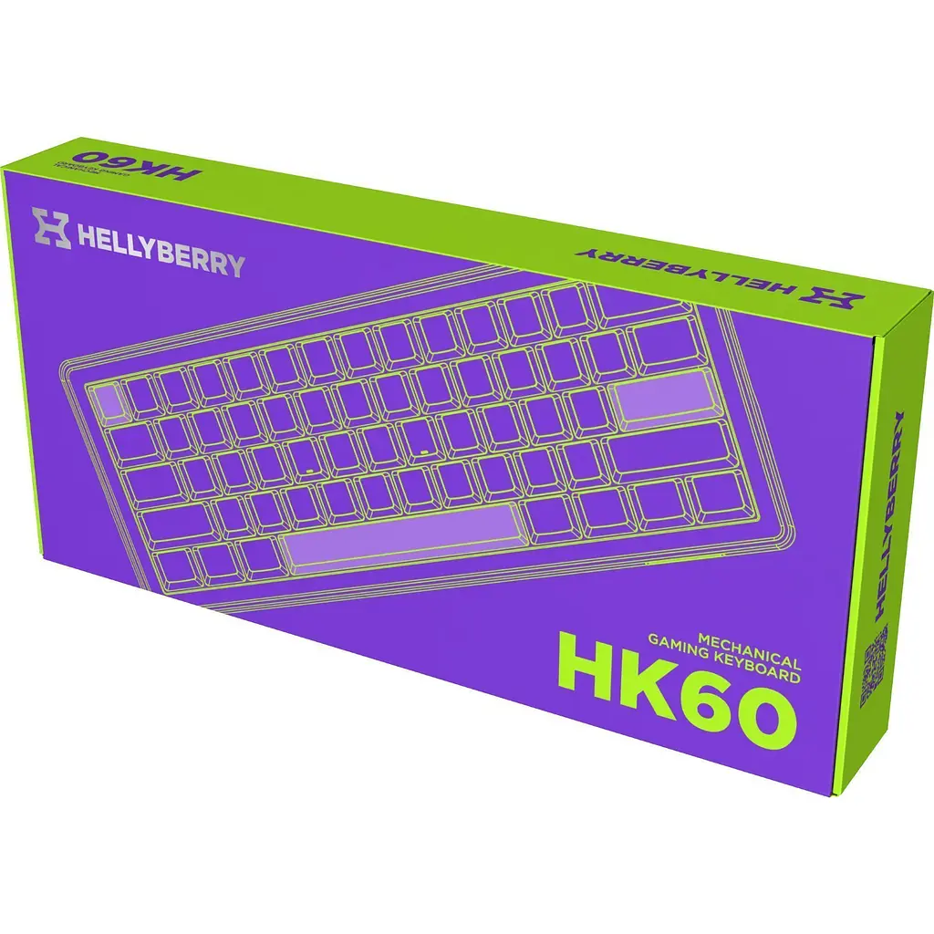 Клавіатура Hator Hellyberry HK60 USB White/Violet [157461] - фото 7